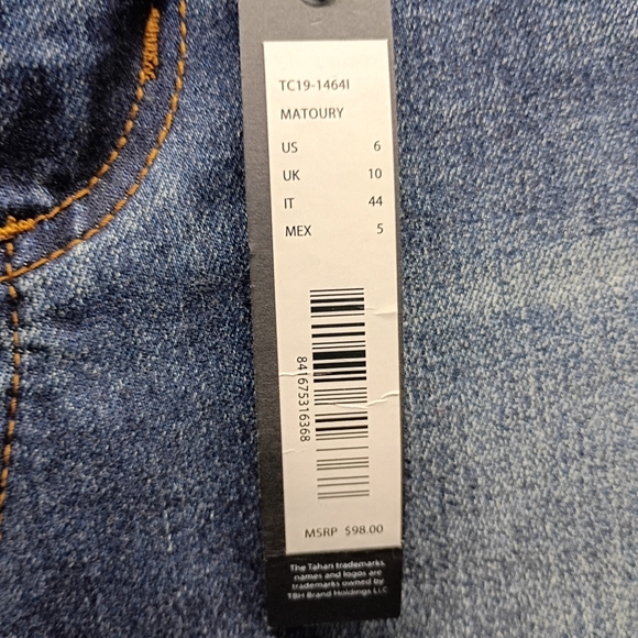 Women's Tahari Mid-Rise Straight Jeans - Picture 16 of 16
